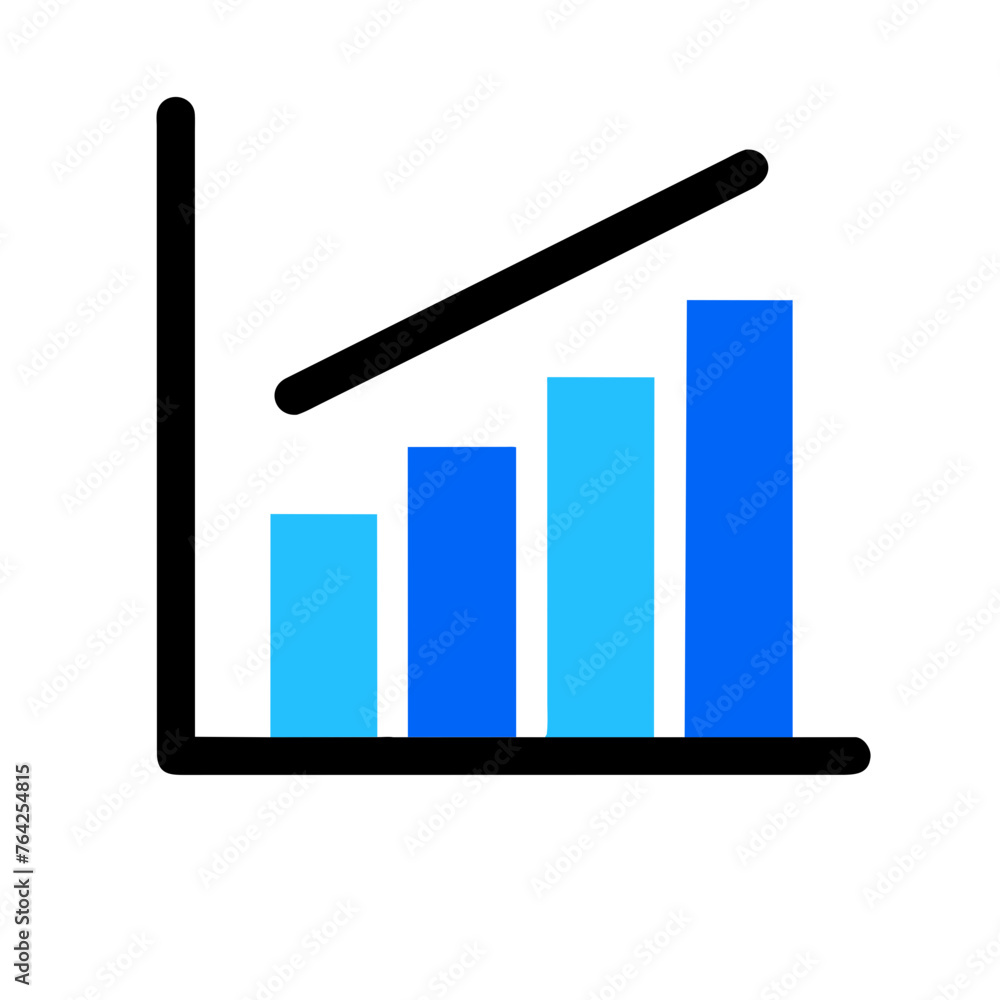 Chart icon vector graphic business element symbol illustration on a Transparent Background Chart icon vector graphic business element symbol illustration on a Transparent Background