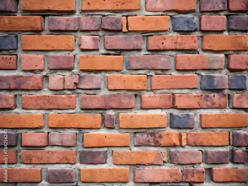 Varied Brick Texture: Rich in Tones and Marks. generative AI