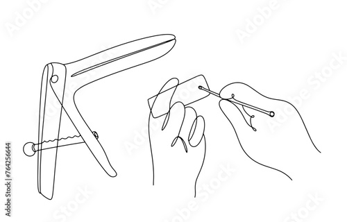 Examination by a gynecologist