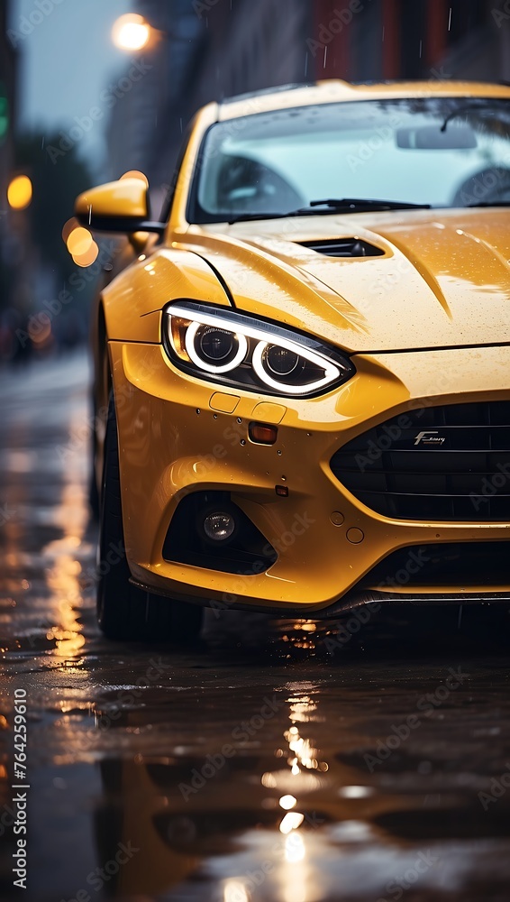 Fototapeta premium A close up of a sports car