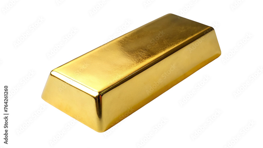 Gold bar. isolated on transparent background. Gold bar. isolated on transparent background.
