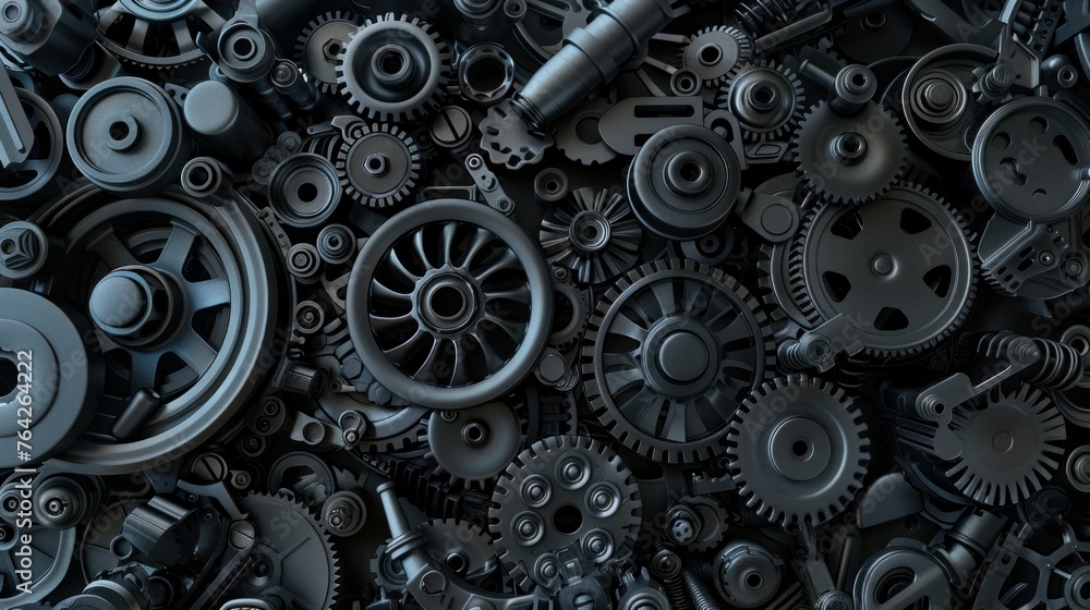 This wallpaper features a dark, industrial theme This wallpaper features a dark, industrial theme
