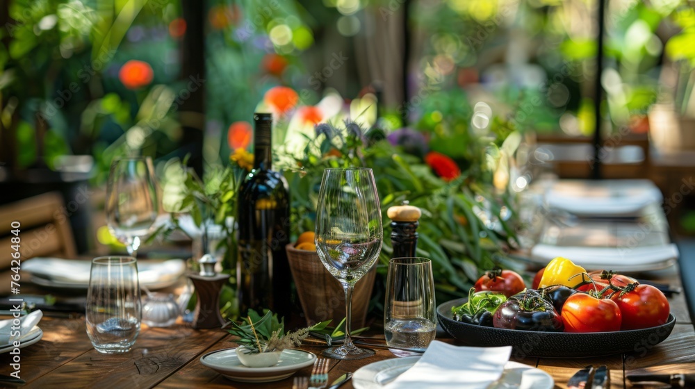 Farm to Table Dining. Fresh Produce Showcase of Locally Sourced Ingredients Farm to Table Dining. Fresh Produce Showcase of Locally Sourced Ingredients