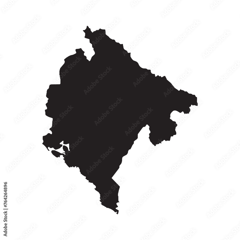 Montenegro map icon