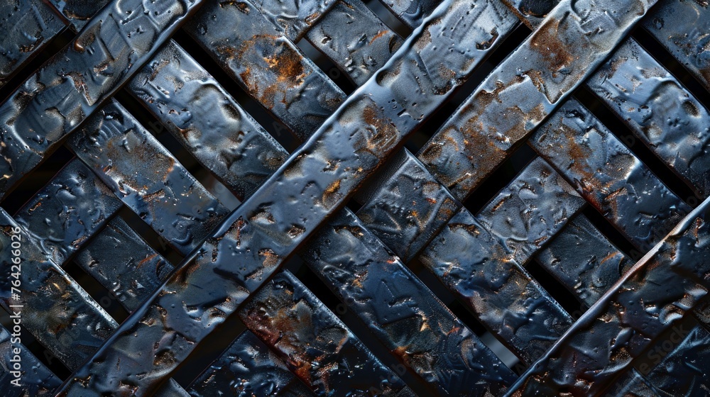 A sleek metal background exudes a sense of strength and modernity A sleek metal background exudes a sense of strength and modernity