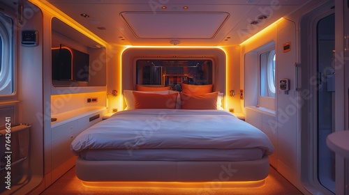 Bed Beside Window in Bedroom