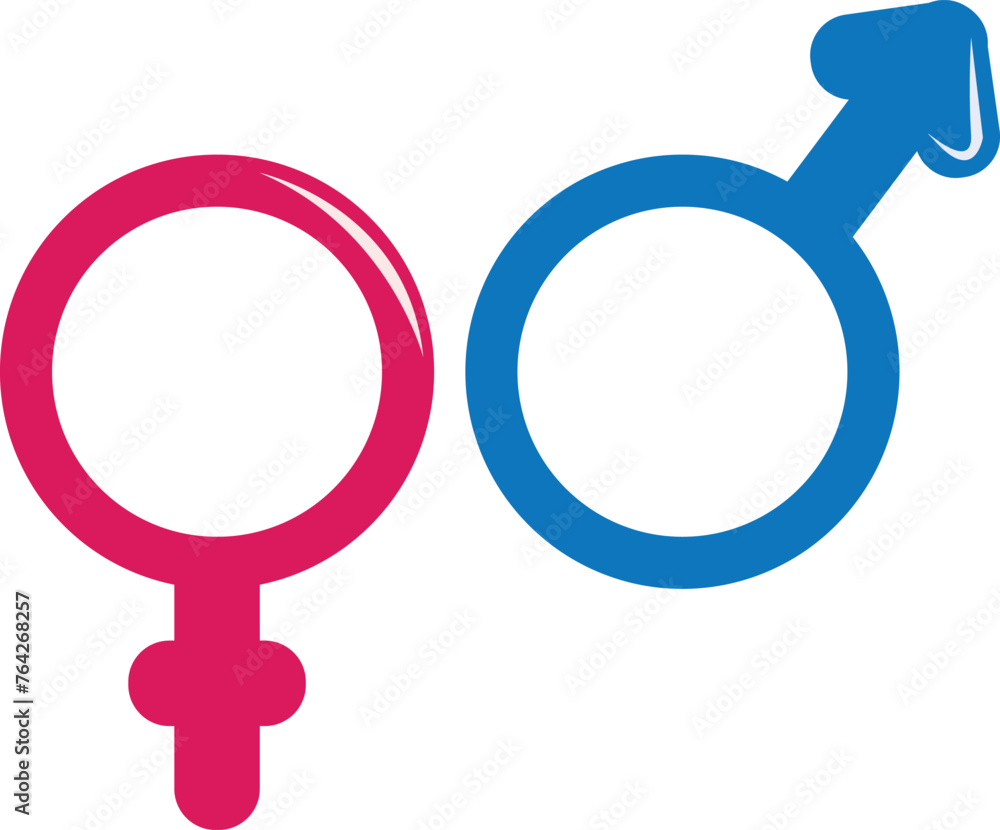Unisex symbol icon collection. Male and female symbols. EPS 10 vector ...