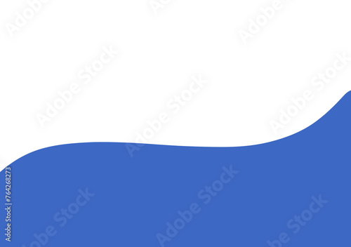 blue wave abstract background for business card template