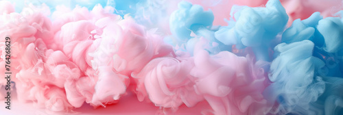 Colorful cotton candy texture. Pastel color background. Space for text.