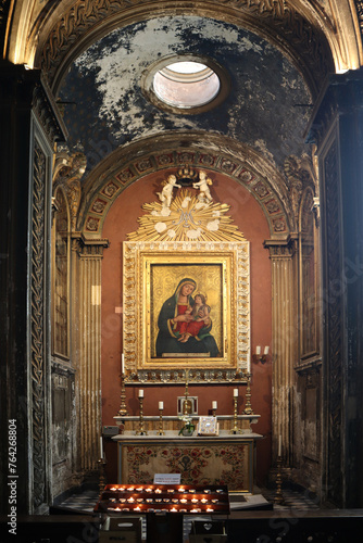  Interior of Basilica of Santa Maria in Cosmedin in Rome  Italy