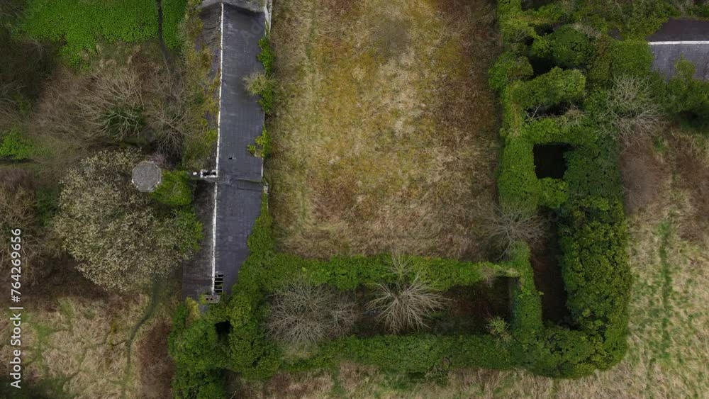 Abandoned Irish Castle - Castle Saunderson, Co Cavan, Ireland. Abandoned Irish Castle - Castle Saunderson, Co Cavan, Ireland.