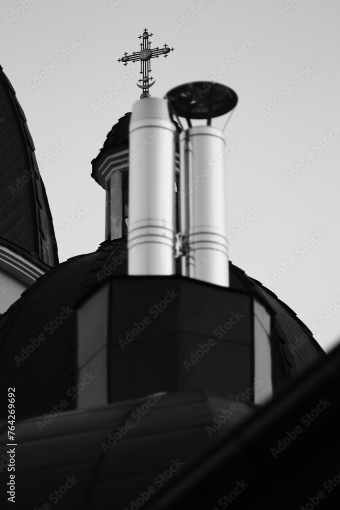 Fototapeta premium chimney and smoke