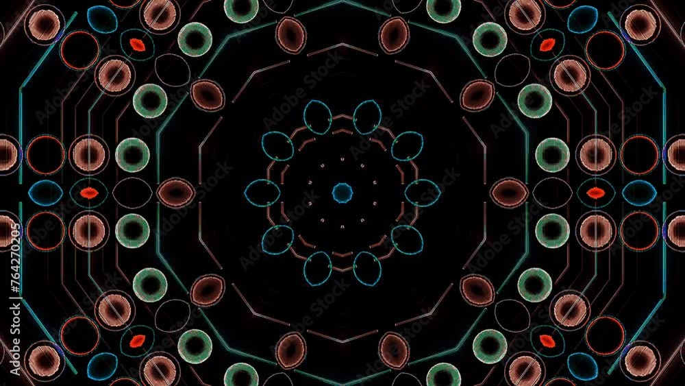 3D animation beautiful video colorful abstract bright light energy 4K of smooth lines waves glittering light effect on round shape in center, black background 3D animation beautiful video colorful abstract bright light energy 4K of smooth lines waves glittering light effect on round shape in center, black background