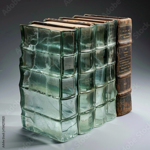 books made out of glass