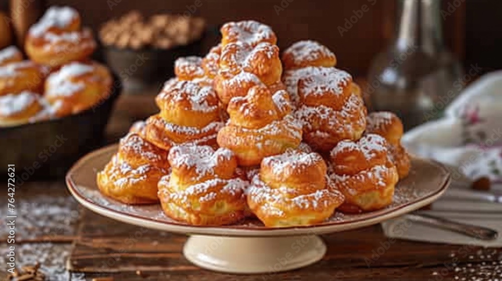 Celebrate the joy of sharing with our freshly made Zeppole, a delightful addition to any gathering.