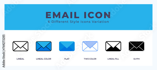 Email vector icons designed. icon symbol set.