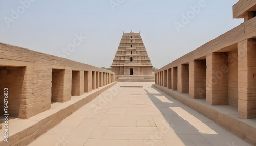 temple in an old city