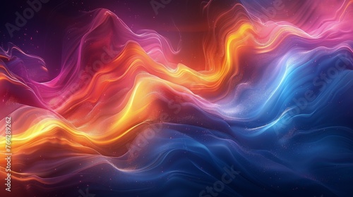 Vibrant Colorful Wave