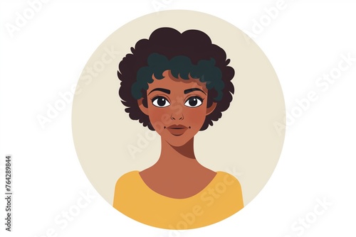 Avatar portrait of a black woman © Nath64