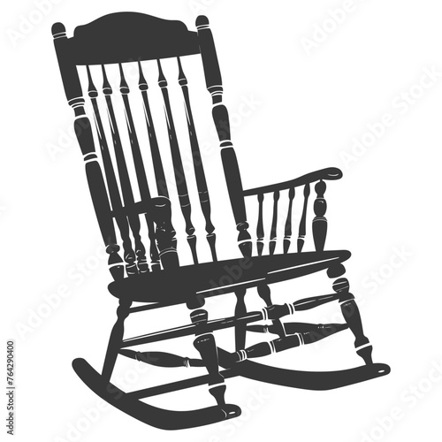 Silhouette rocking Chair black color only