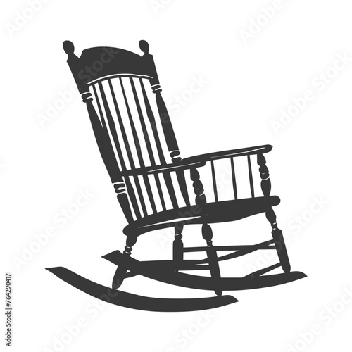 Silhouette rocking Chair black color only