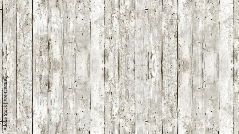 Fototapeta premium a close up of a wall made of wood planks with a black cat sitting on top of one of the boards.