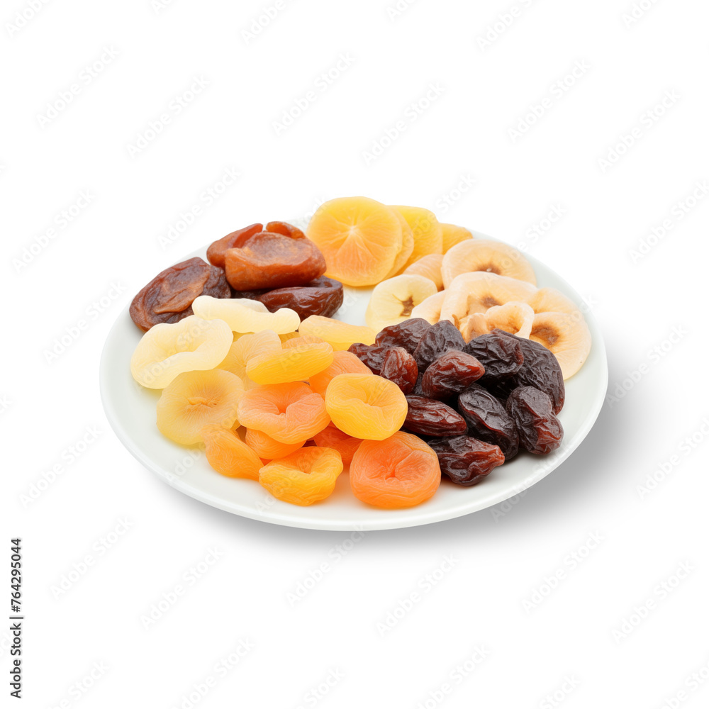 dried fruits isolated on white dried fruits isolated on white