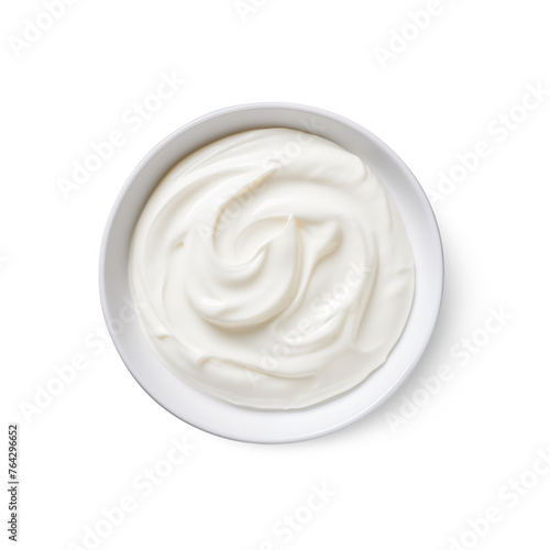 yogurt with cream