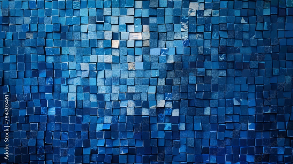 Abstract blue background with cubes. Abstract blue background with cubes.