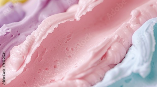 Wallpaper Mural A close-up of pastel-colored playdough AI generated illustration Torontodigital.ca