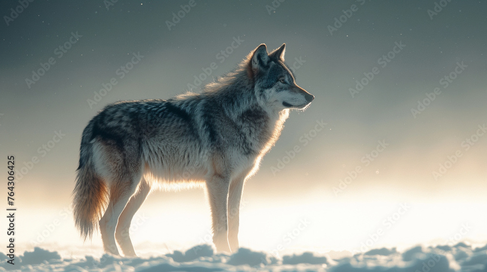 Grey Wolf (Canis lupus) Portrait Grey Wolf (Canis lupus) Portrait