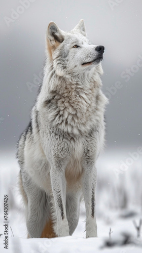 Grey Wolf  Canis lupus  Portrait