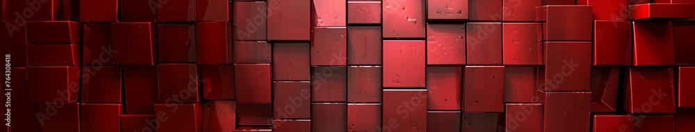 Abstract red background with cubes. Abstract red background with cubes.