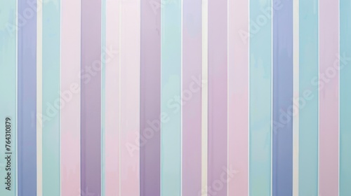 A whimsical wallpaper with pastel purple and blue stripes that add a touch of whimsy AI generated illustration