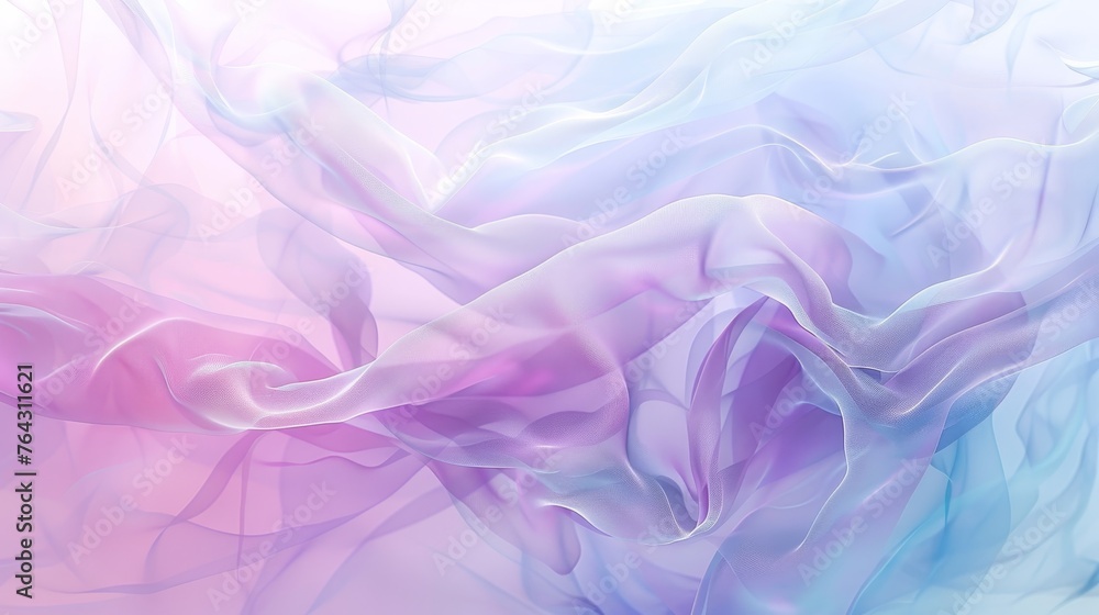 Fototapeta premium Ethereal beauty in gentle gradients AI generated illustration
