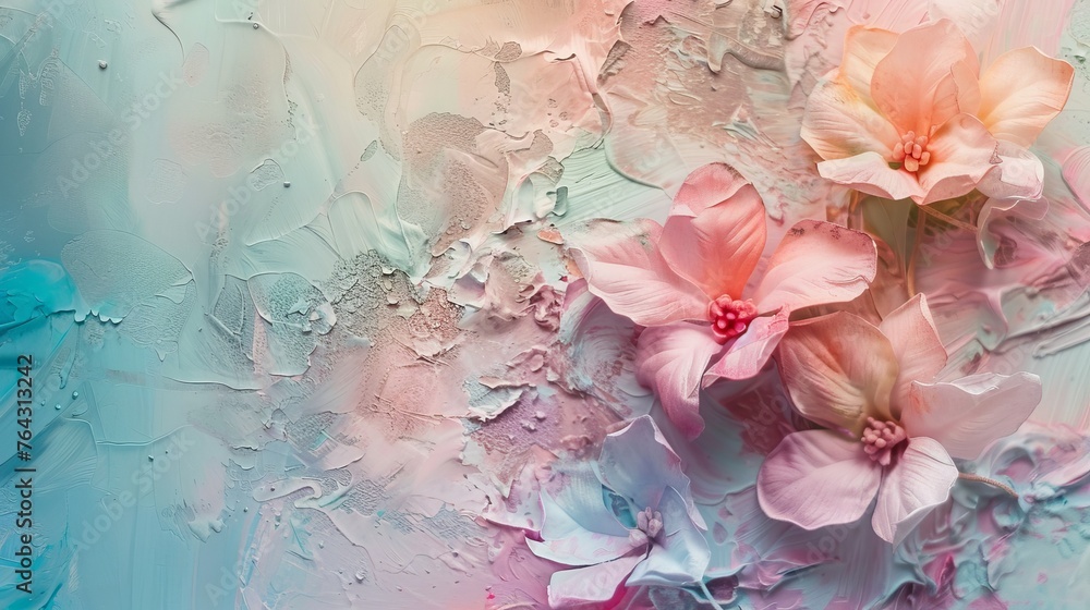 Serenity in pastel shades AI generated illustration Serenity in pastel shades AI generated illustration