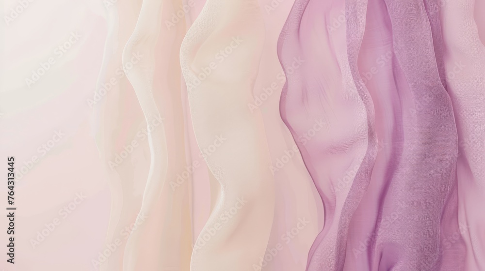 Fototapeta premium Soft lavender tones fading into pale ivory gradients AI generated illustration