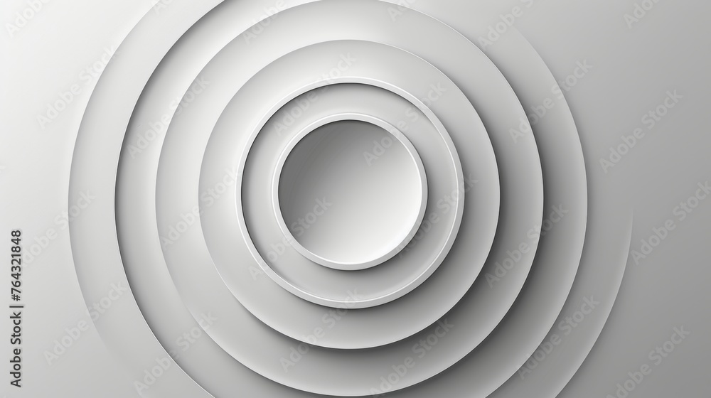 Minimalist Circle Design on Smooth and Clean Background Generative AI