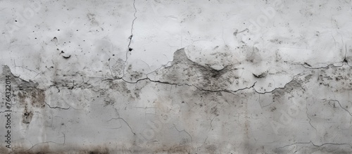 A close-up view of a wall with an accumulation of dirt and grime on its surface