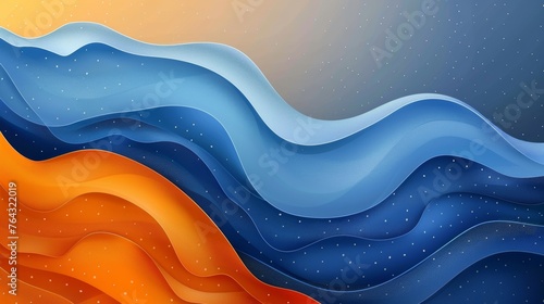 Vibrant Wave: Luxury Background for Corporate Design Concept Generative AI © Alex