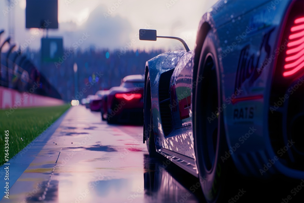 Obraz premium traffic in the night