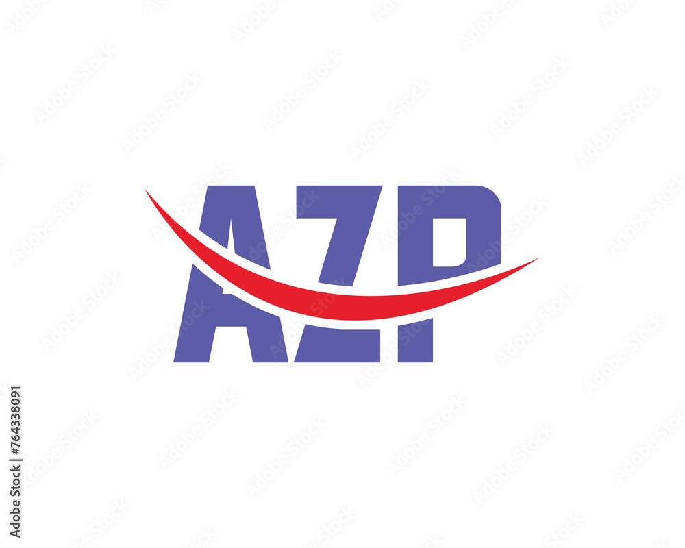 AZP logo design vector template