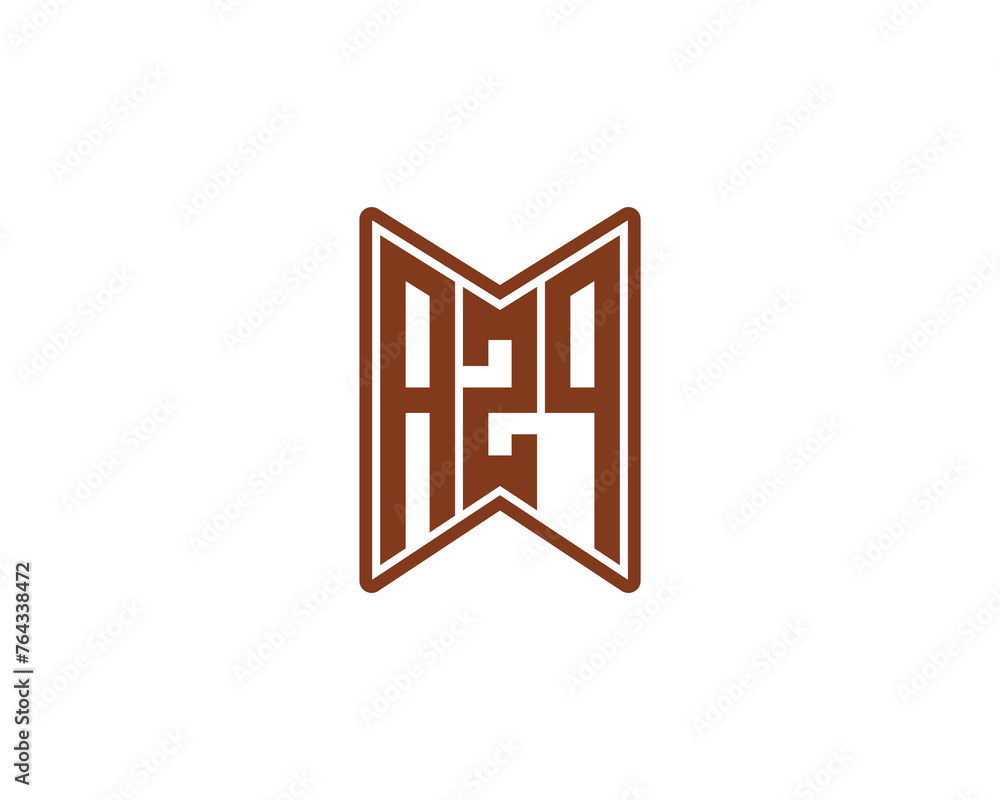 AZQ logo design vector template AZQ logo design vector template