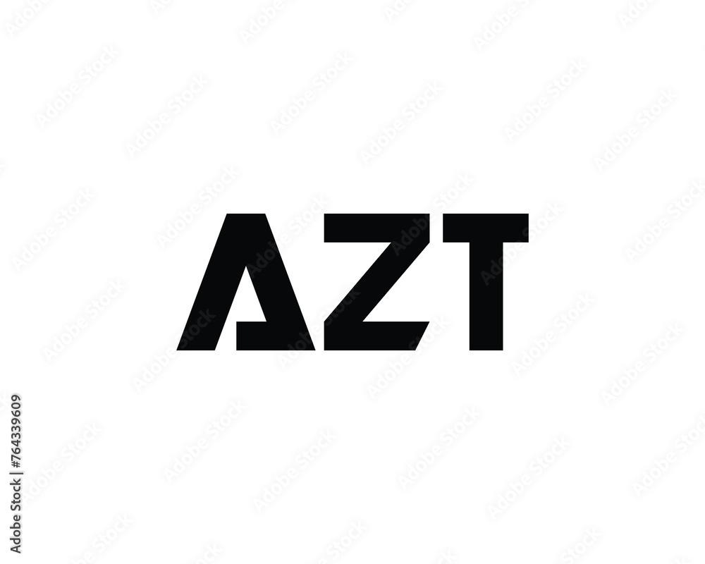 AZT logo design vector template AZT logo design vector template