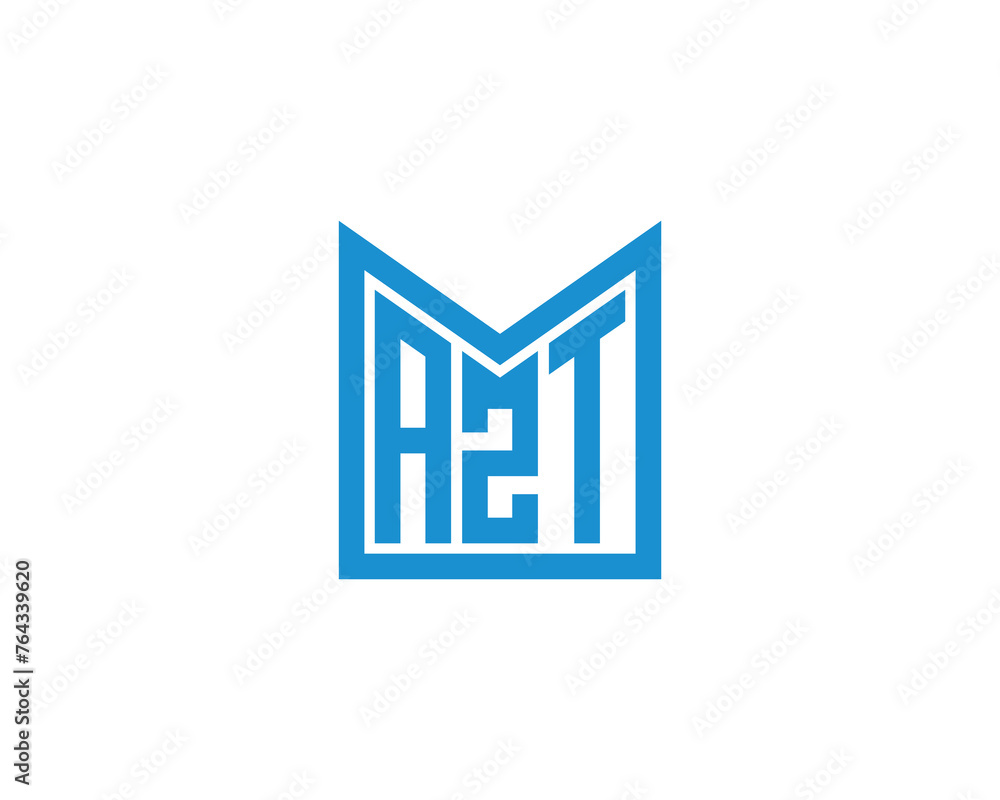 AZT logo design vector template AZT logo design vector template