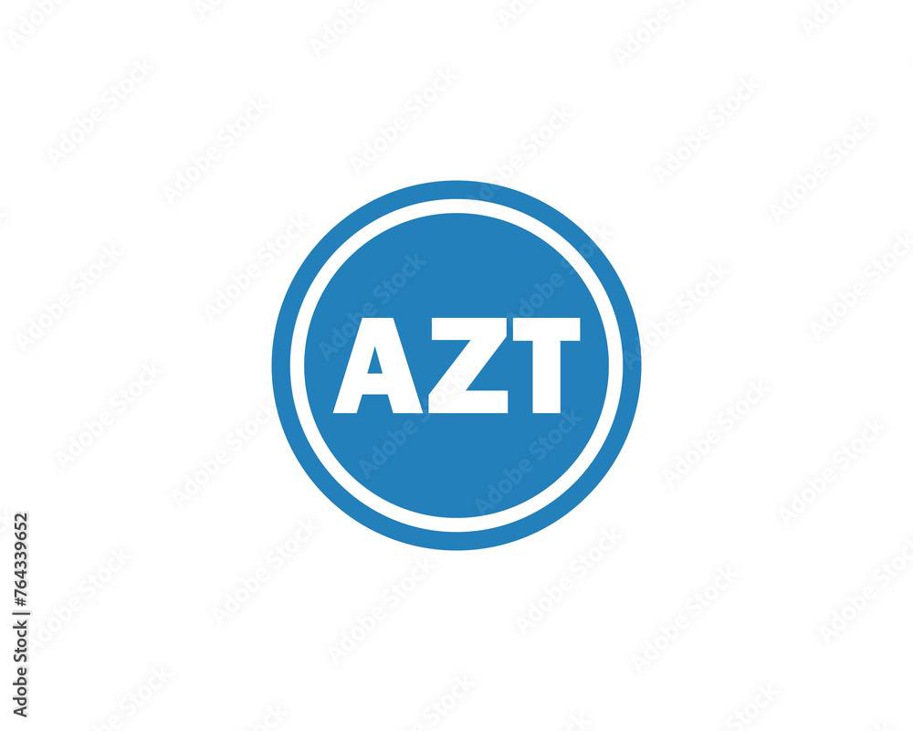 AZT logo design vector template AZT logo design vector template