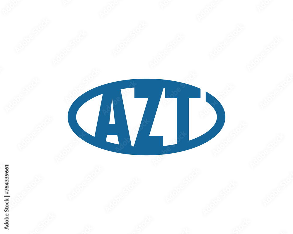 AZT logo design vector template AZT logo design vector template