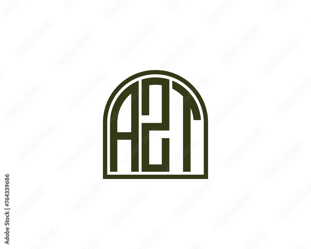 AZT logo design vector template AZT logo design vector template