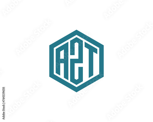 AZT logo design vector template photo