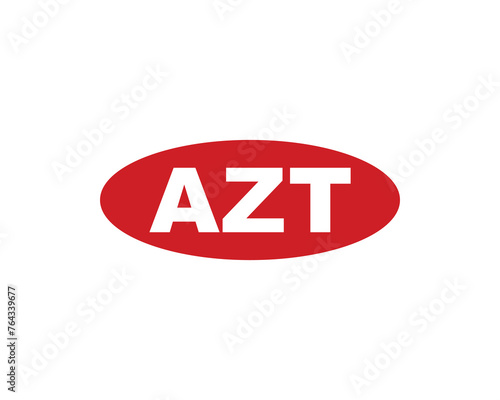 AZT logo design vector template photo